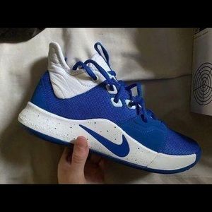 paul george nike shoes, womens 7 mens 5.5